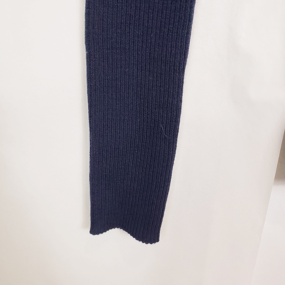 Paule Ka navy ribbed turtleneck sweater - Picture 4 of 7